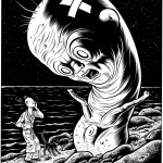 ‘Permagel’ cover art by Charles Burns, 2008