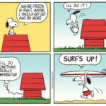 “Surf’s Up!”, Peanuts, August 2, 1965