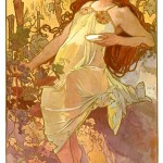 “The Seasons: Autumn” by Alphonse Mucha, 1896