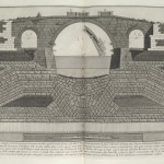 “Tav. XXIII. A. Elevazione del Ponte Ferrato” by Giovanni Battista Piranesi, 1756