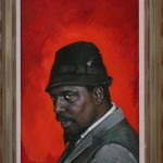Portrait of Thelonious Monk by Boris Chaliapin, 1964