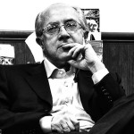 Black and white portrait of Roberto Esposito taken in 2008 by Jorge Ledo (Flickr). © All Rights Reserved.