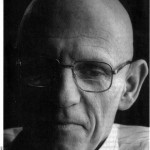 Michel Foucault by Bruno de Monès, April 1984. Magazine Littéraire, no 325, October 1994, p. 47.
