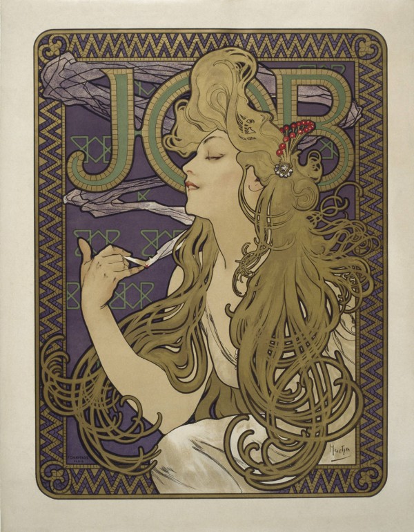 "Job" by Alphonse Mucha, 1898