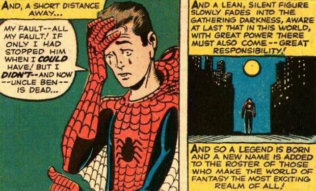 Amazing Fantasy #15 by Steve Ditko and Stan Lee, August 1962