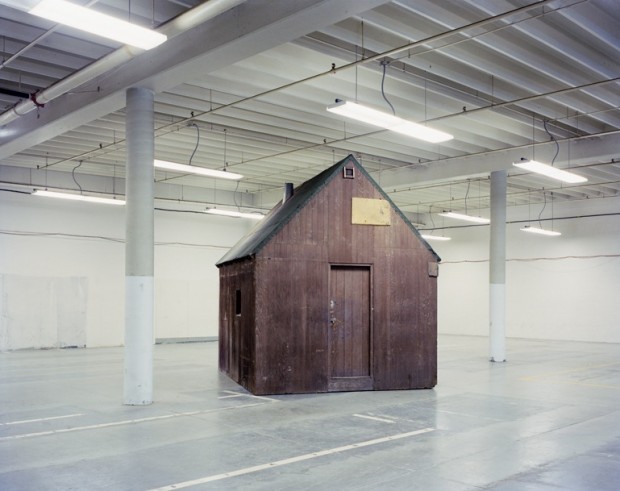 Photo of Ted Kaczynski's cabin by Richard Barnes, 2000