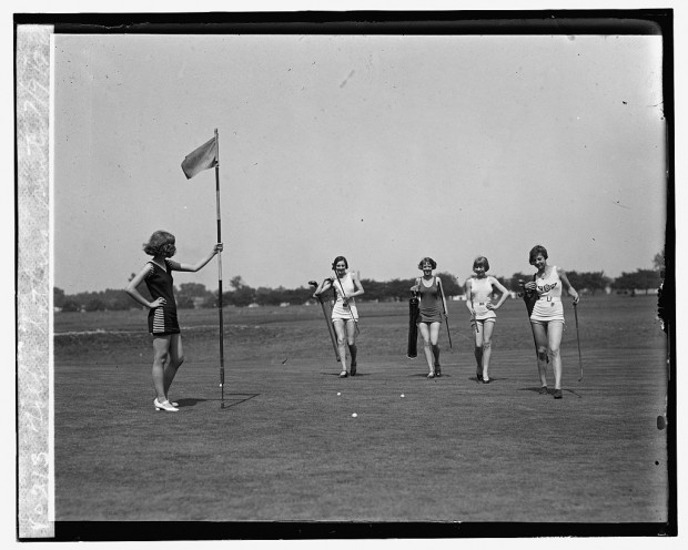 "Golf and bathing suits" (c) July 9, 1926