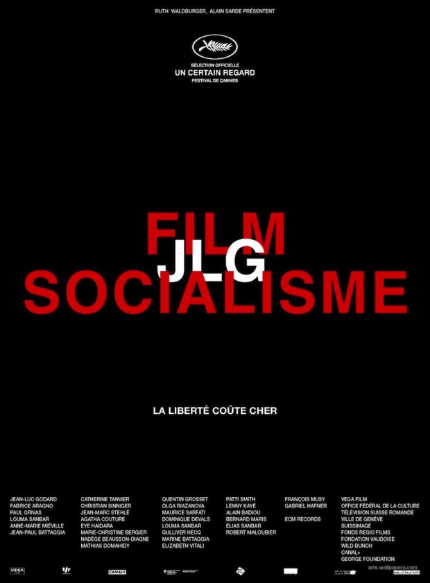 Poster for Jean-Luc Godard's film Film Socialisme (2010)