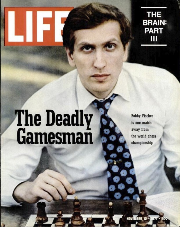 Bobby Fischer on the cover of LIFE magazine for November 12, 1971