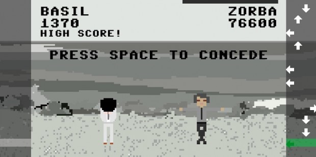 “ZORBA” the video game (screen capture), by Pippin Barr, November 2011. © Pippin Barr