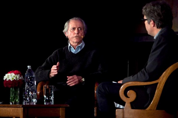 Live at the New York Public Library: Don DeLillo in conversation with Jonathan Franzen, October 26, 2012. Photo Credit: Jori Klein/The New York Public Library.