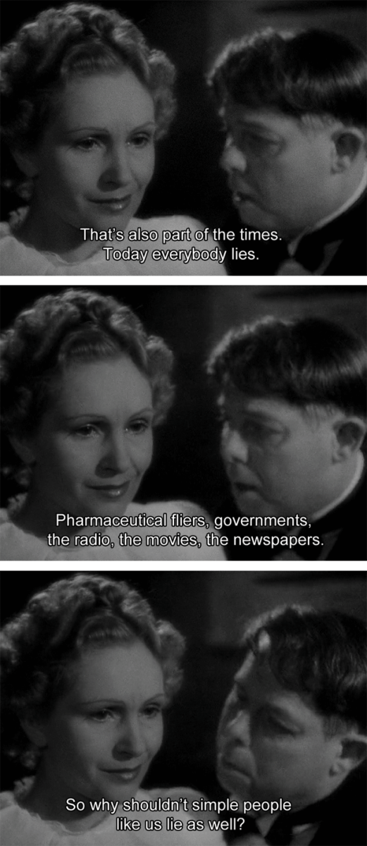 “Everybody lies” in ‘The Rule of the Game’ by Jean Renoir, 1939