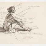 Edward, Study for Morning Sun, 1952. Fabricated chalk and graphite pencil on paper, 12 1/16 × 18 15/16 in. (30.6 × 48.1 cm). Whitney Museum of American Art, New York; Josephine N. Hopper Bequest 70.291.
