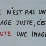 Intertitle from the film ‘Vent d’Est’ by Jean-Luc Godard and the Dziga Vertov Group. At appr. 00:35:00.