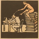 An Ex Libris by Miro Parizek, 1937